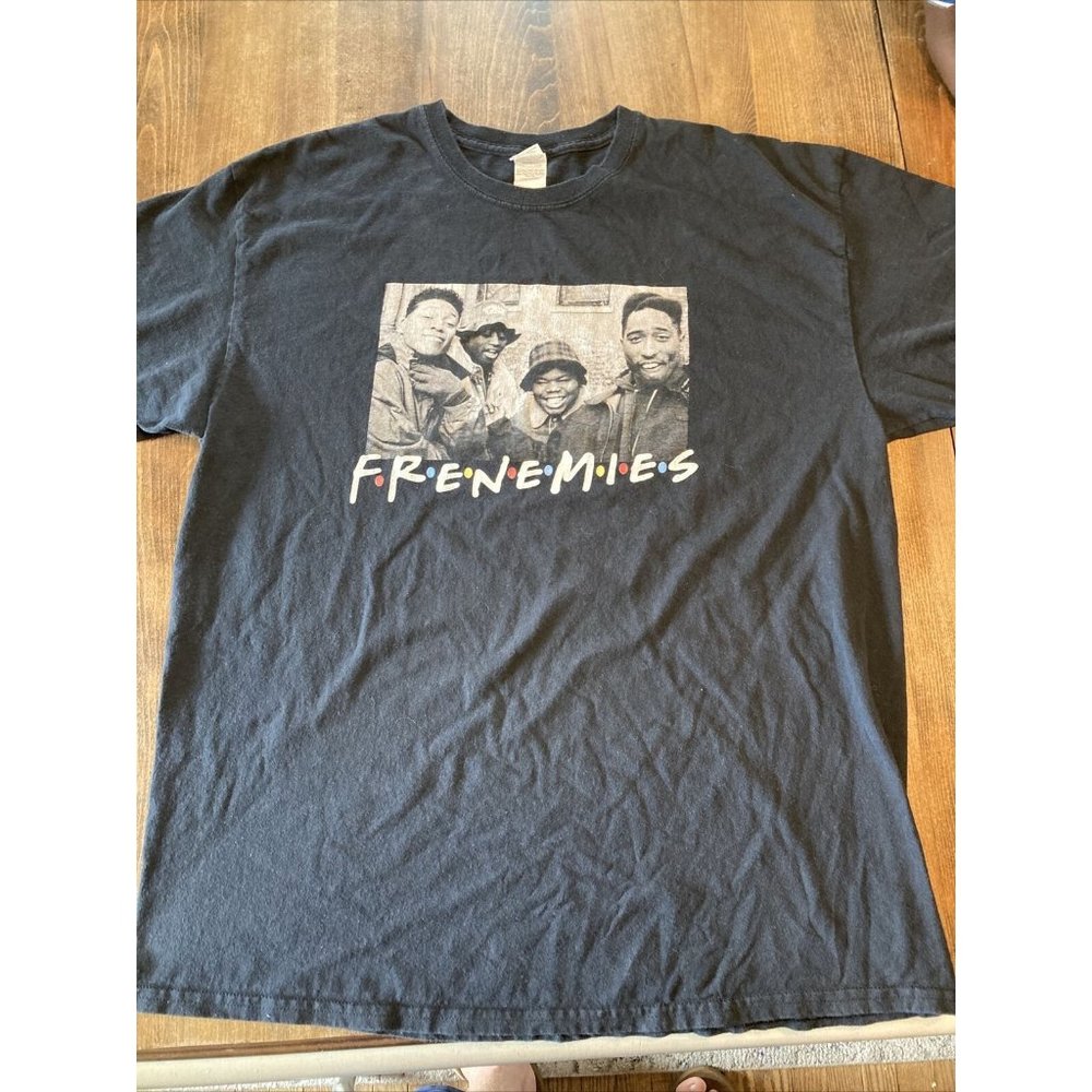 90s Rap Frenemies Juice Movie Tupac Khalil Jermaine Men’s Shirt XL Black Hip Hop